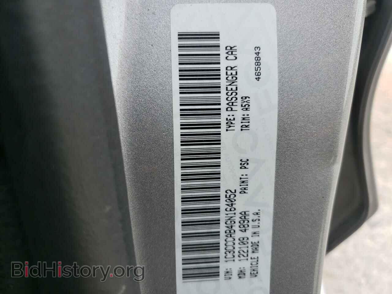 2016 CHRYSLER 200 - VIN: 1C3CCCAB4GN164052 - Фото 10