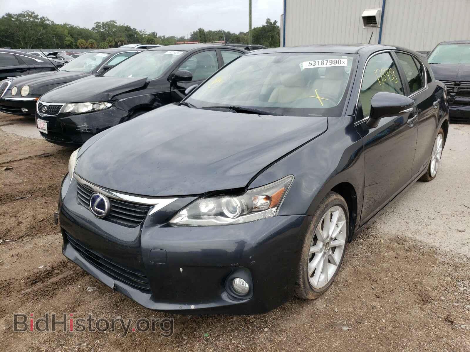 2011 LEXUS CT 200 - VIN: JTHKD5BH6B2037508 - Фото 2