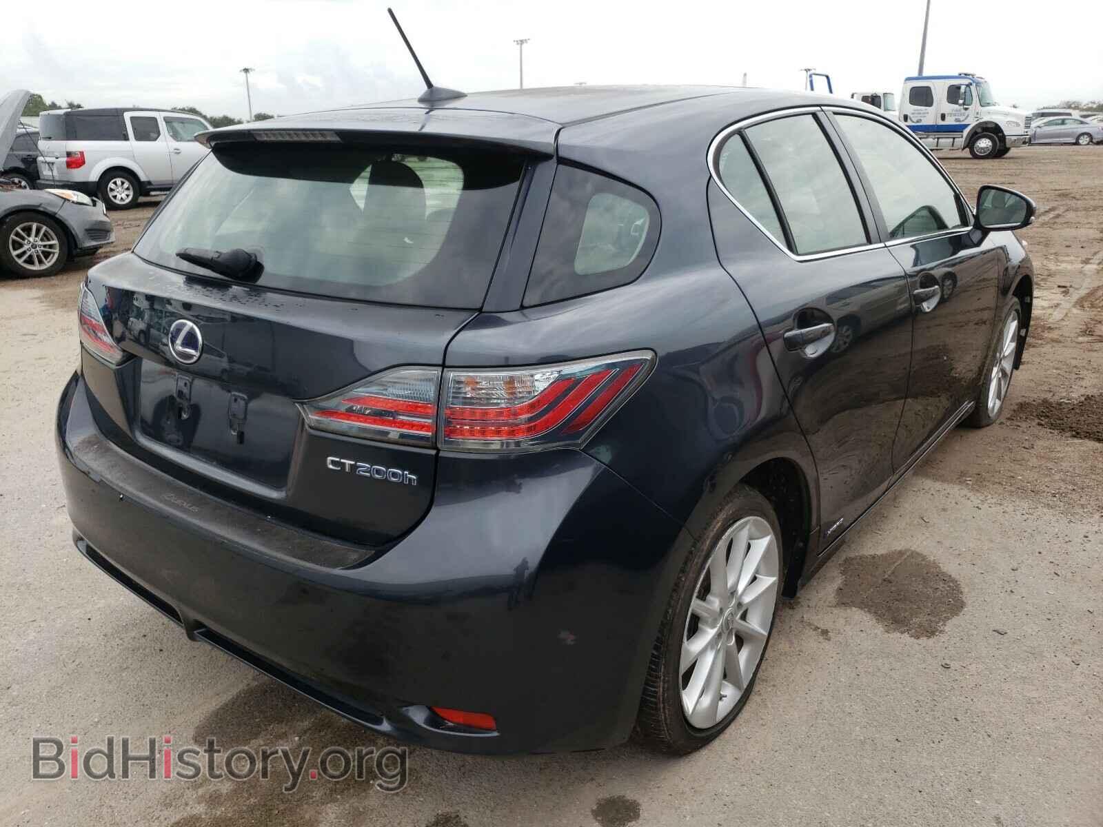 2011 LEXUS CT 200 - VIN: JTHKD5BH6B2037508 - Фото 4