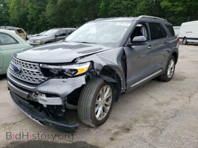 2021 Ford EXPLORER Explorer L, серый — VIN 1FMSK8FH5MGB36860, Copart