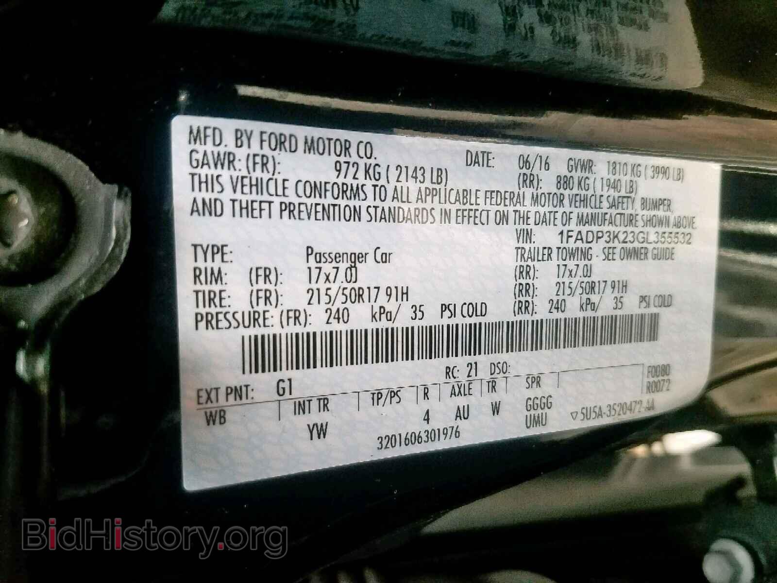 2016 FORD FOCUS SE - VIN: 1FADP3K23GL355532 - Фото 10