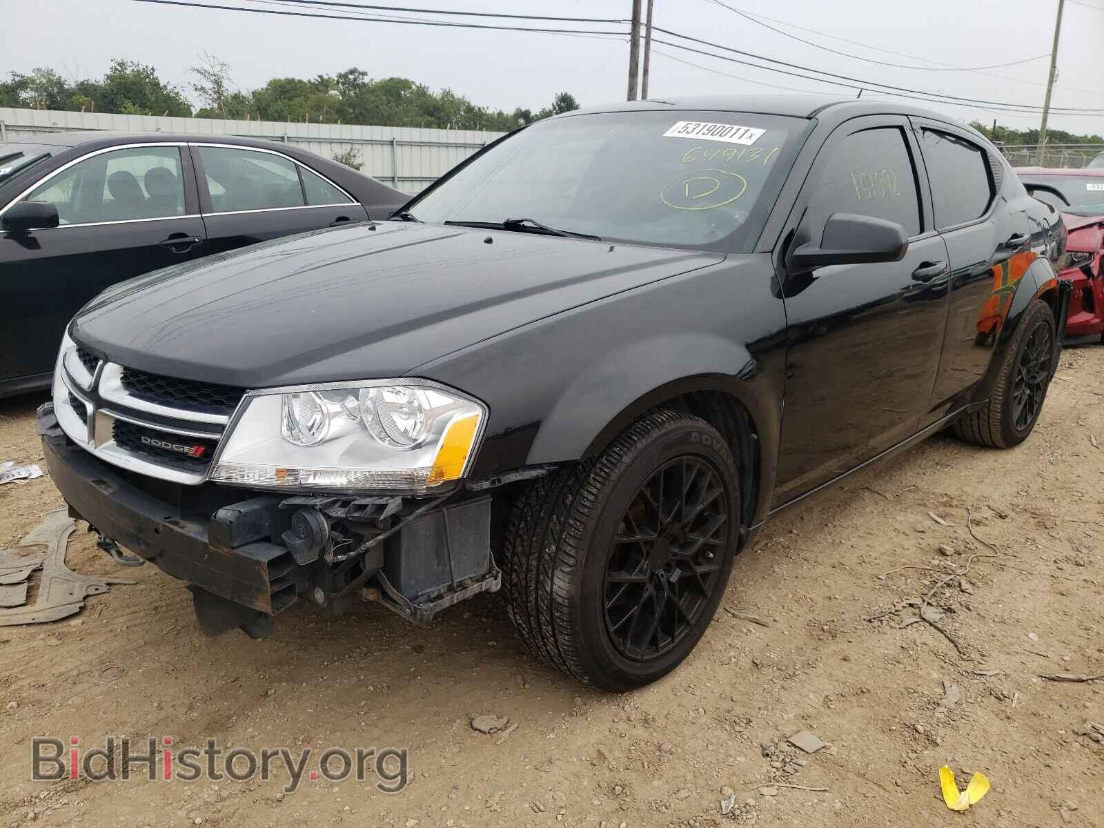 2013 DODGE AVENGER - VIN: 1C3CDZABXDN649131 - Фото 2