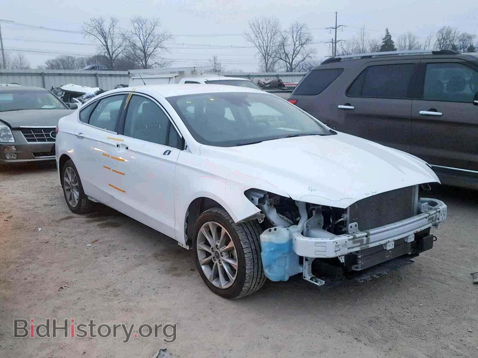 Фотография 3FA6P0LU8HR287223 - FORD FUSION SE 2017