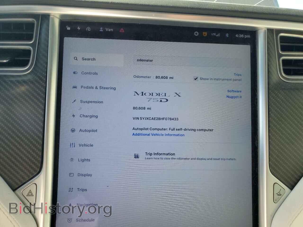 2017 TESLA MODEL X - VIN: 5YJXCAE28HF078433 - Photo 9