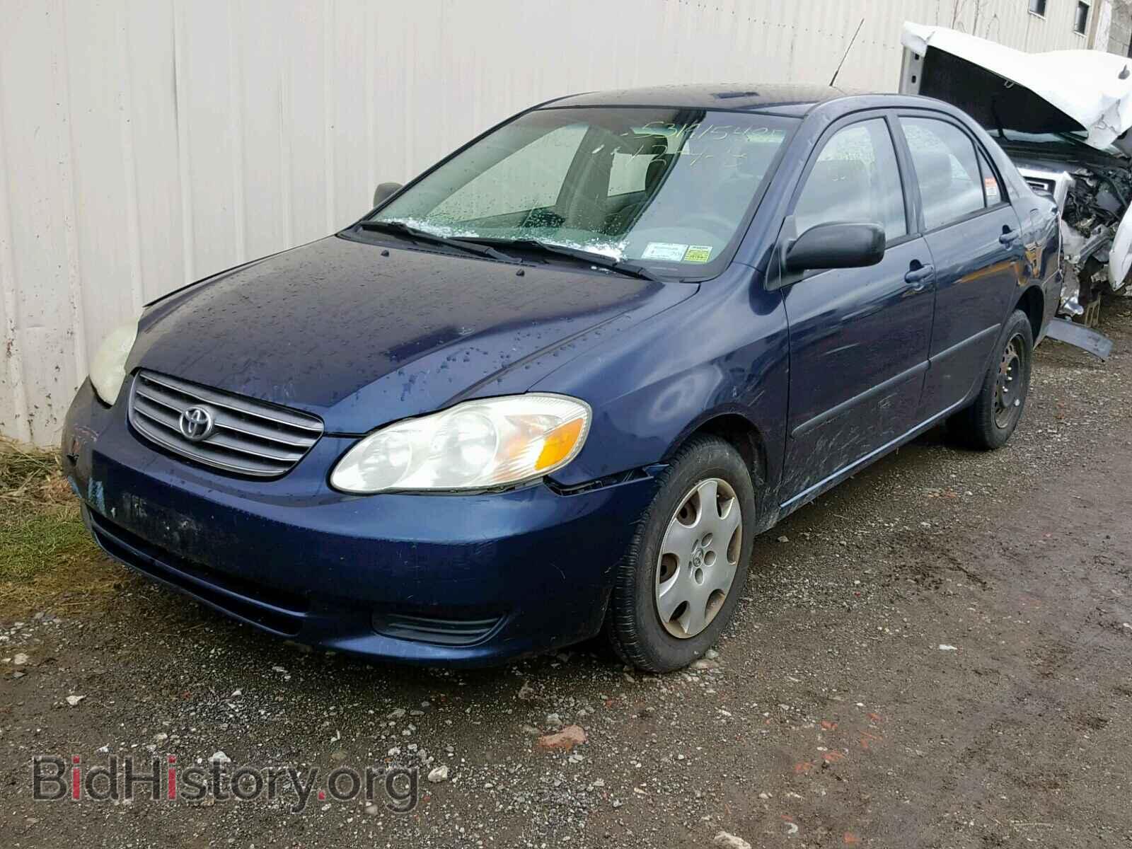 2003 TOYOTA COROLLA - VIN: 2T1BR32E63C141562 - Фото 2