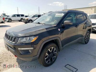 2019 Jeep COMPASS Trailhawk, черный — VIN 3C4NJDDB2KT765576, Copart