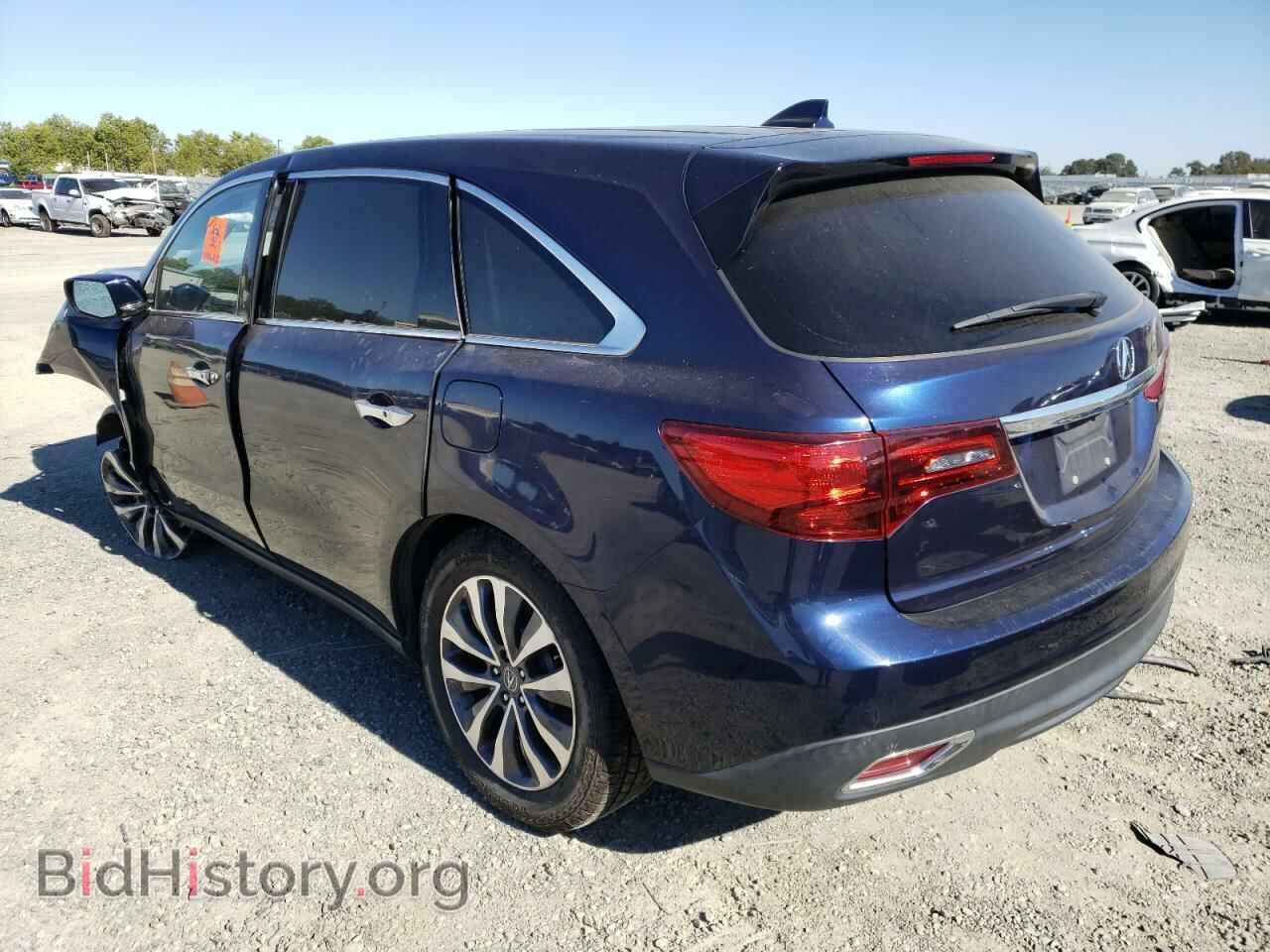 2014 ACURA MDX - VIN: 5FRYD3H42EB017387 - Фото 3