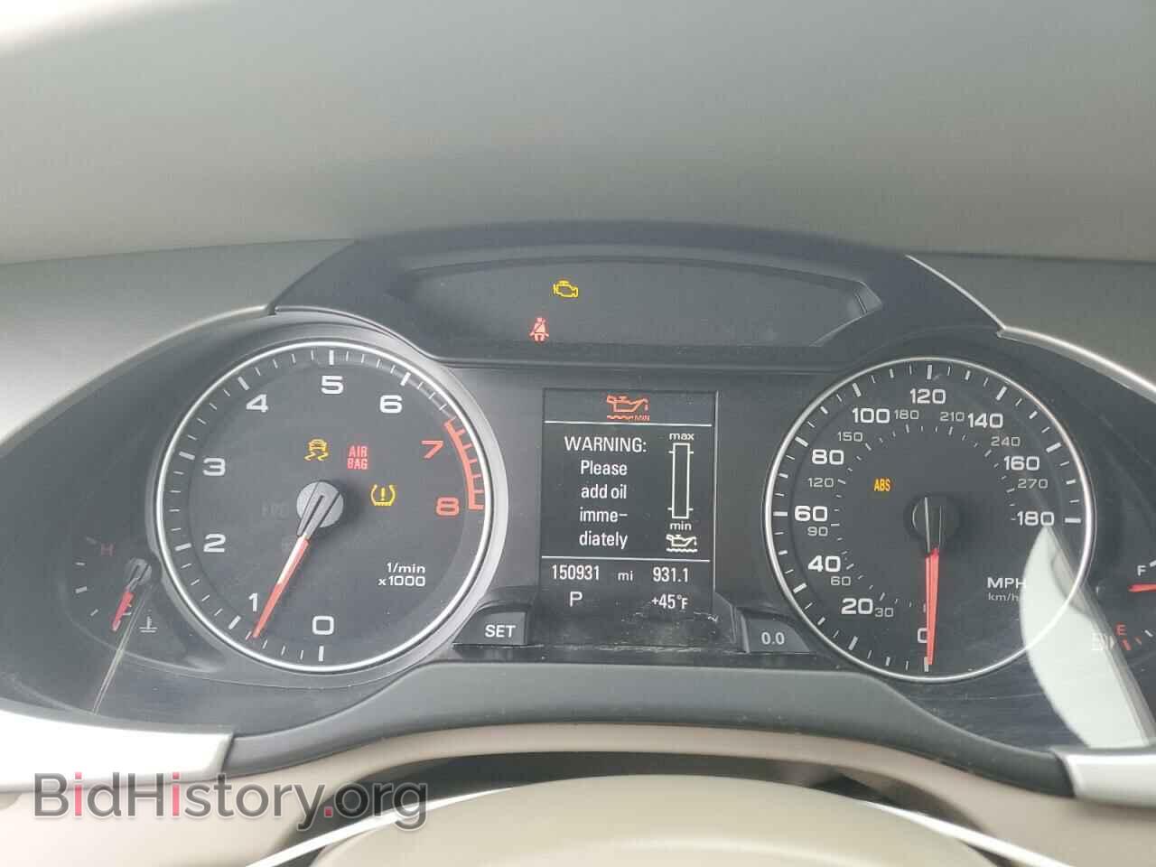 2011 AUDI A4 - VIN: WAUWFAFL6BA063968 - Фото 9