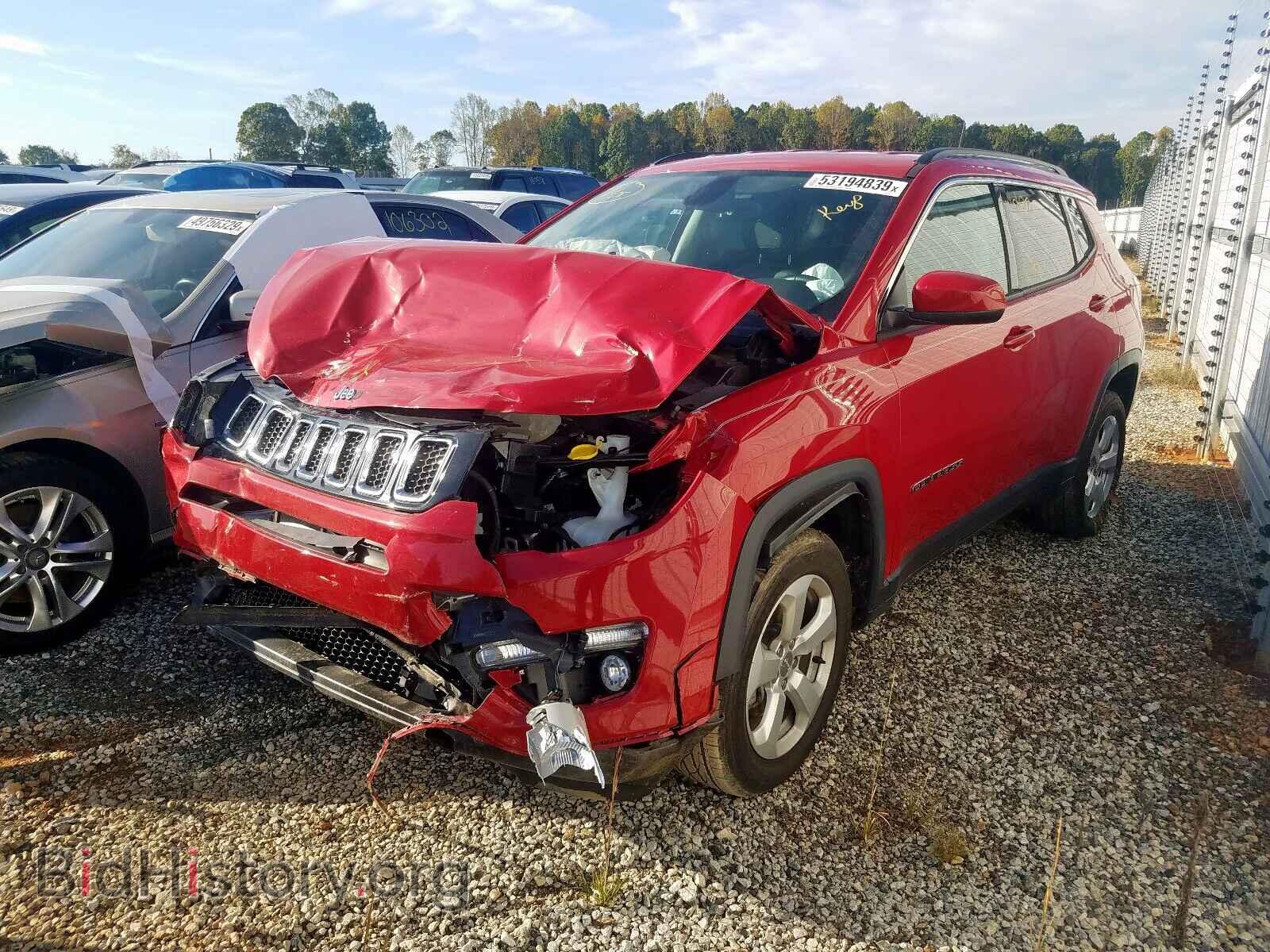 2017 JEEP COMPASS LA - VIN: 3C4NJDBB9HT650887 - Фото 2