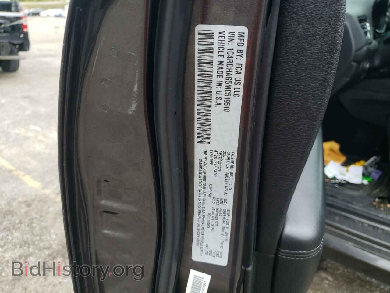 2021 DODGE DURANGO - VIN: 1C4RDHAG5MC519510 - Photo 13