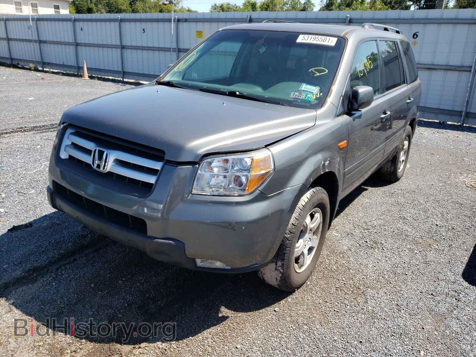 2007 HONDA PILOT - VIN: 2HKYF18667H522449 - Фото 2
