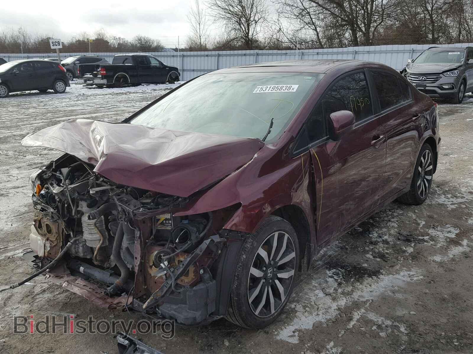 2014 HONDA CIVIC - VIN: 2HGFB2F72EH030321 - Фото 2