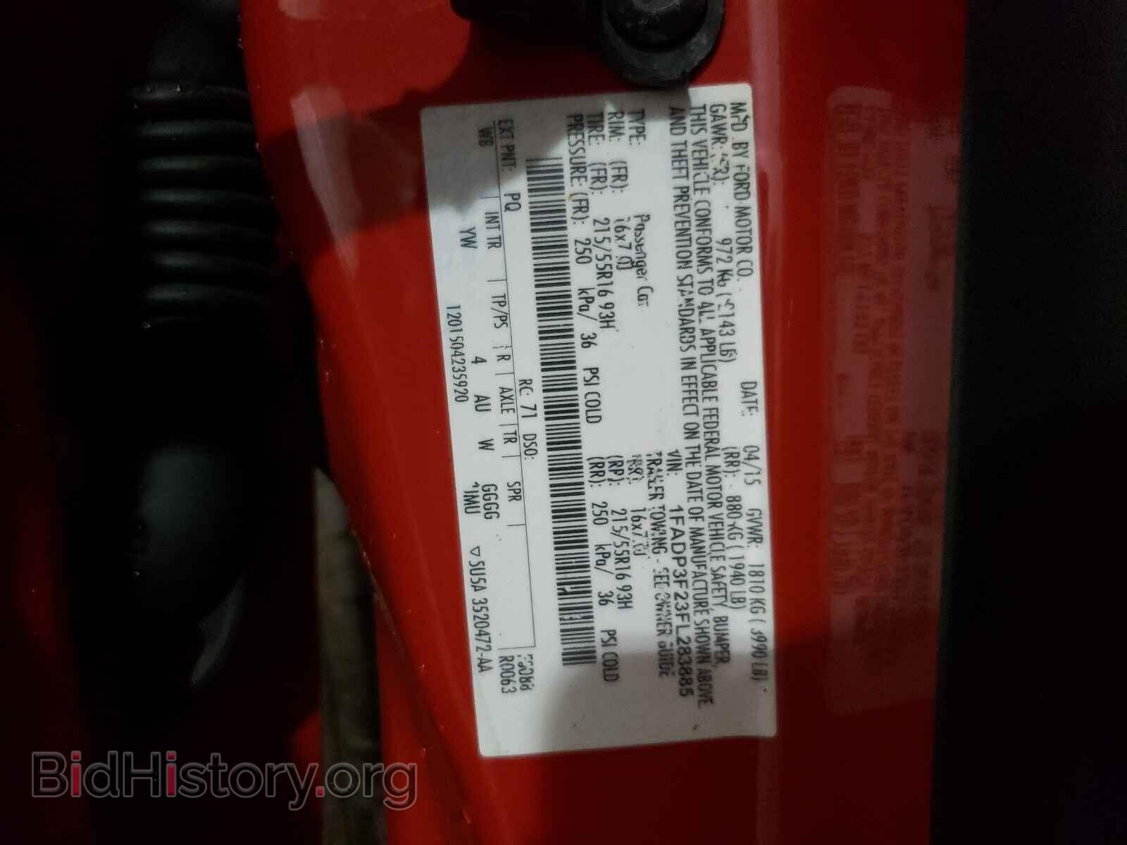 2015 FORD FOCUS - VIN: 1FADP3F23FL283885 - Photo 10