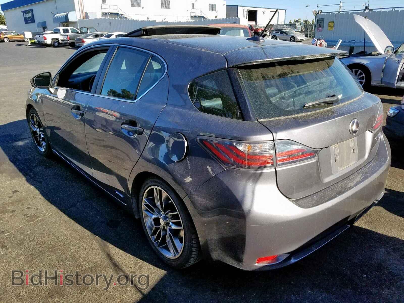 2012 LEXUS CT 200 - VIN: JTHKD5BH7C2070468 - Фото 3