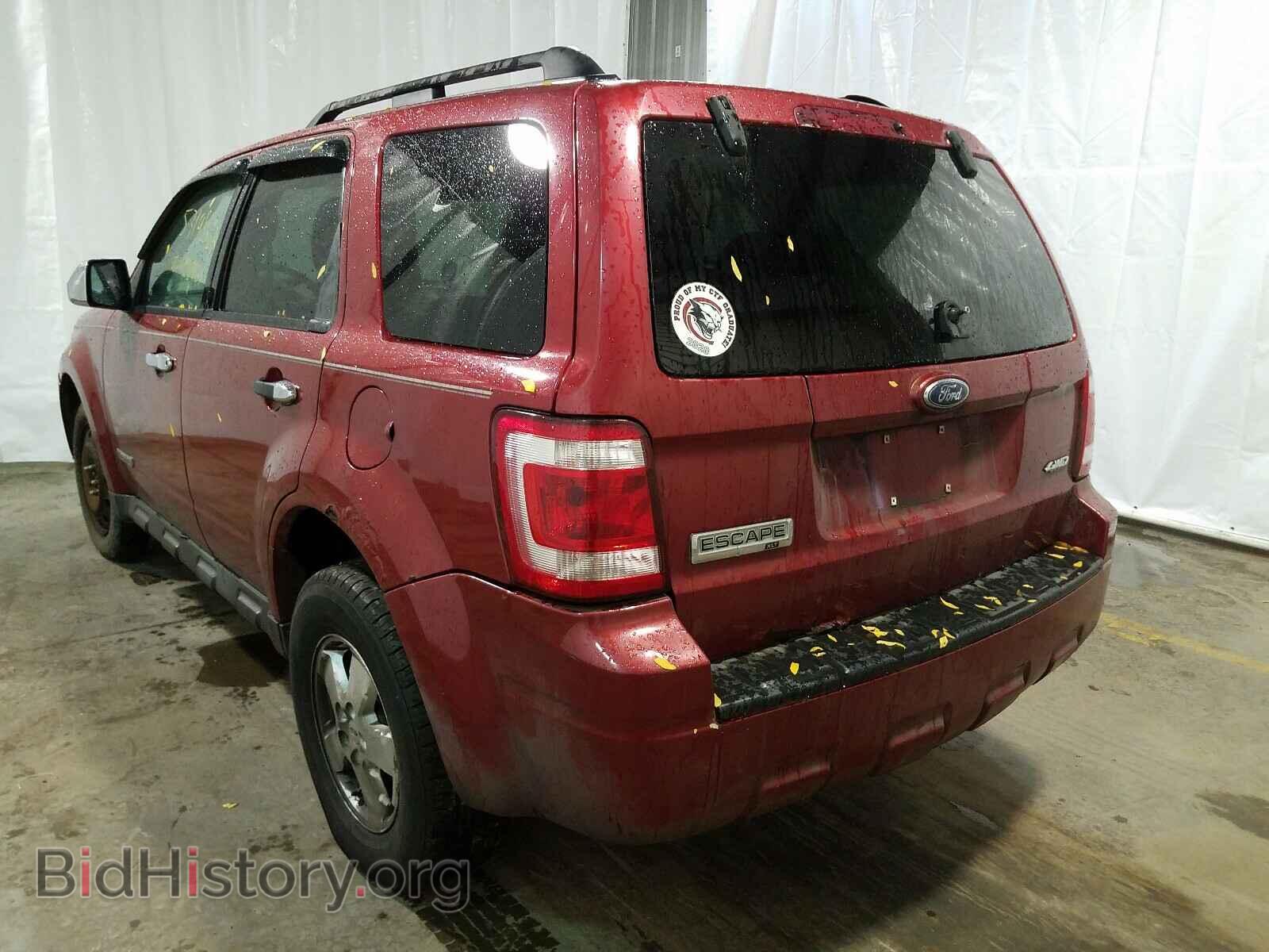 2008 FORD ESCAPE - VIN: 1FMCU93Z18KA08166 - Фото 3