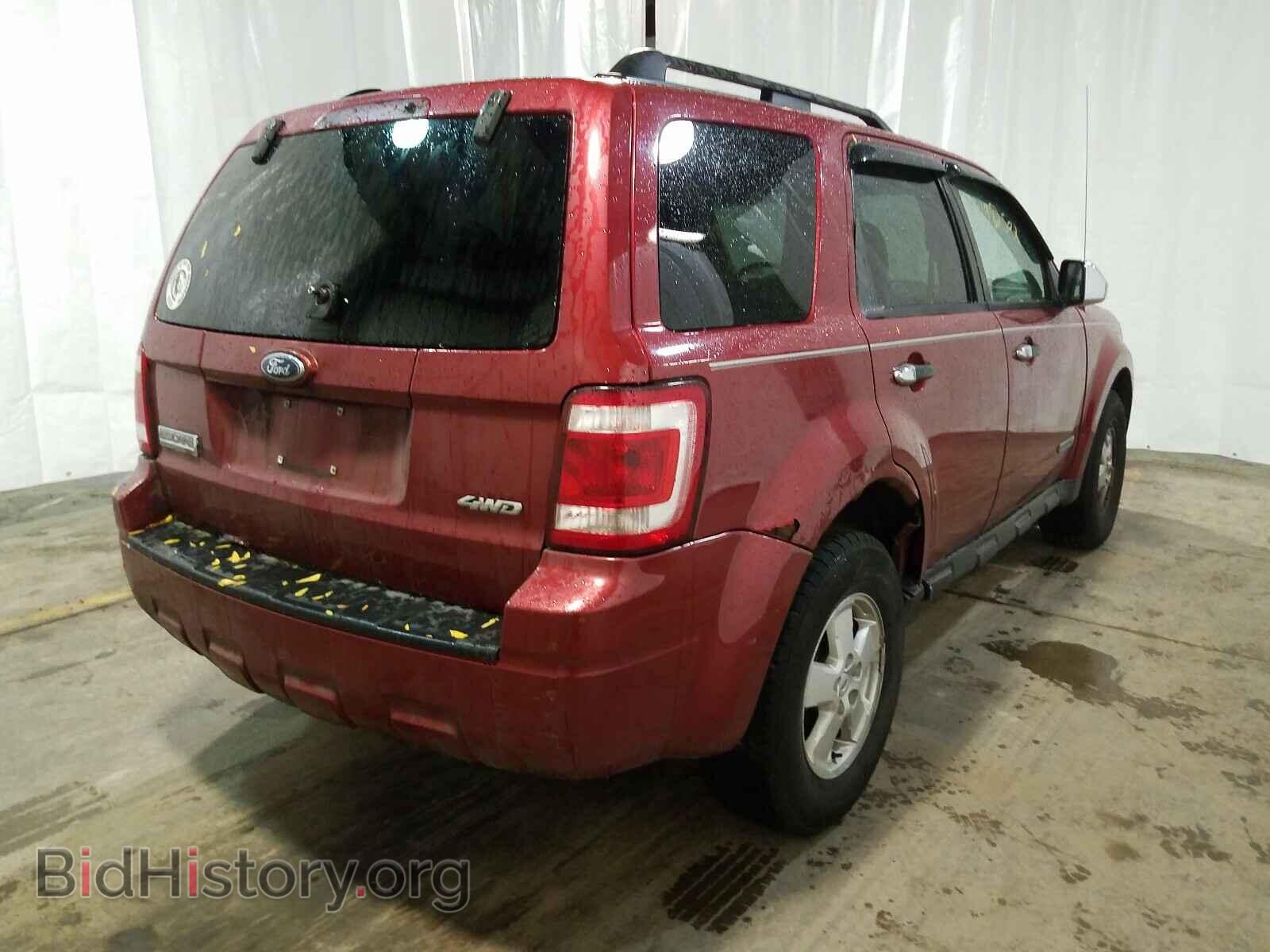 2008 FORD ESCAPE - VIN: 1FMCU93Z18KA08166 - Фото 4