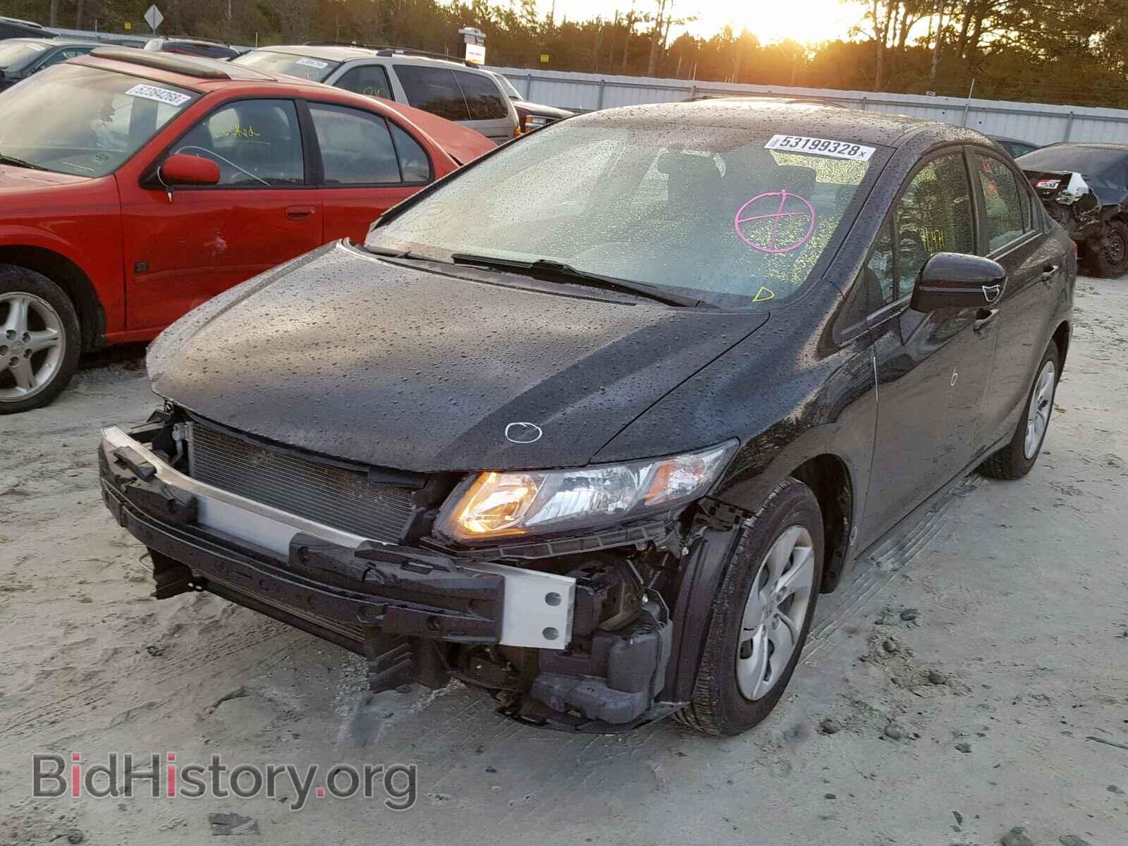 2014 HONDA CIVIC LX - VIN: 19XFB2F57EE016178 - Фото 2