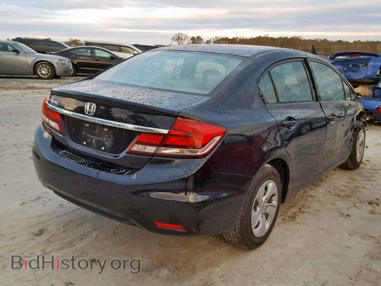 2014 HONDA CIVIC LX - VIN: 19XFB2F57EE016178 - Фото 4