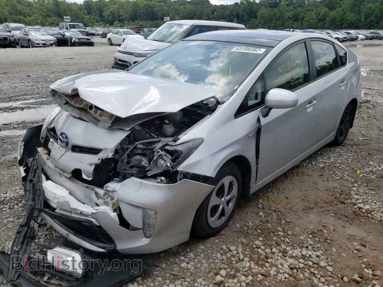 2014 TOYOTA PRIUS - VIN: JTDKN3DU2E1772977 - Фото 2