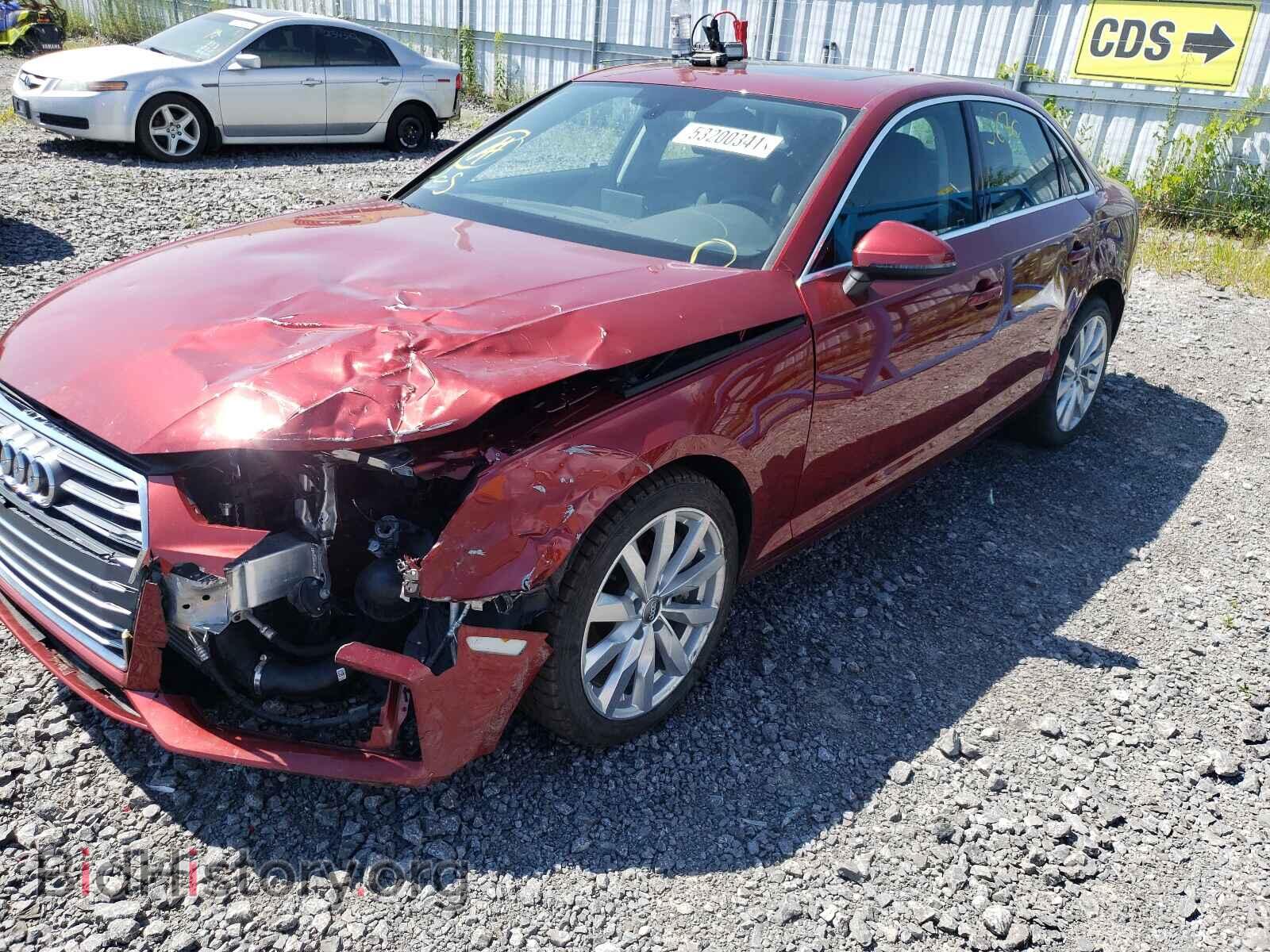 2019 AUDI A4 - VIN: WAUANAF45KN016204 - Фото 9