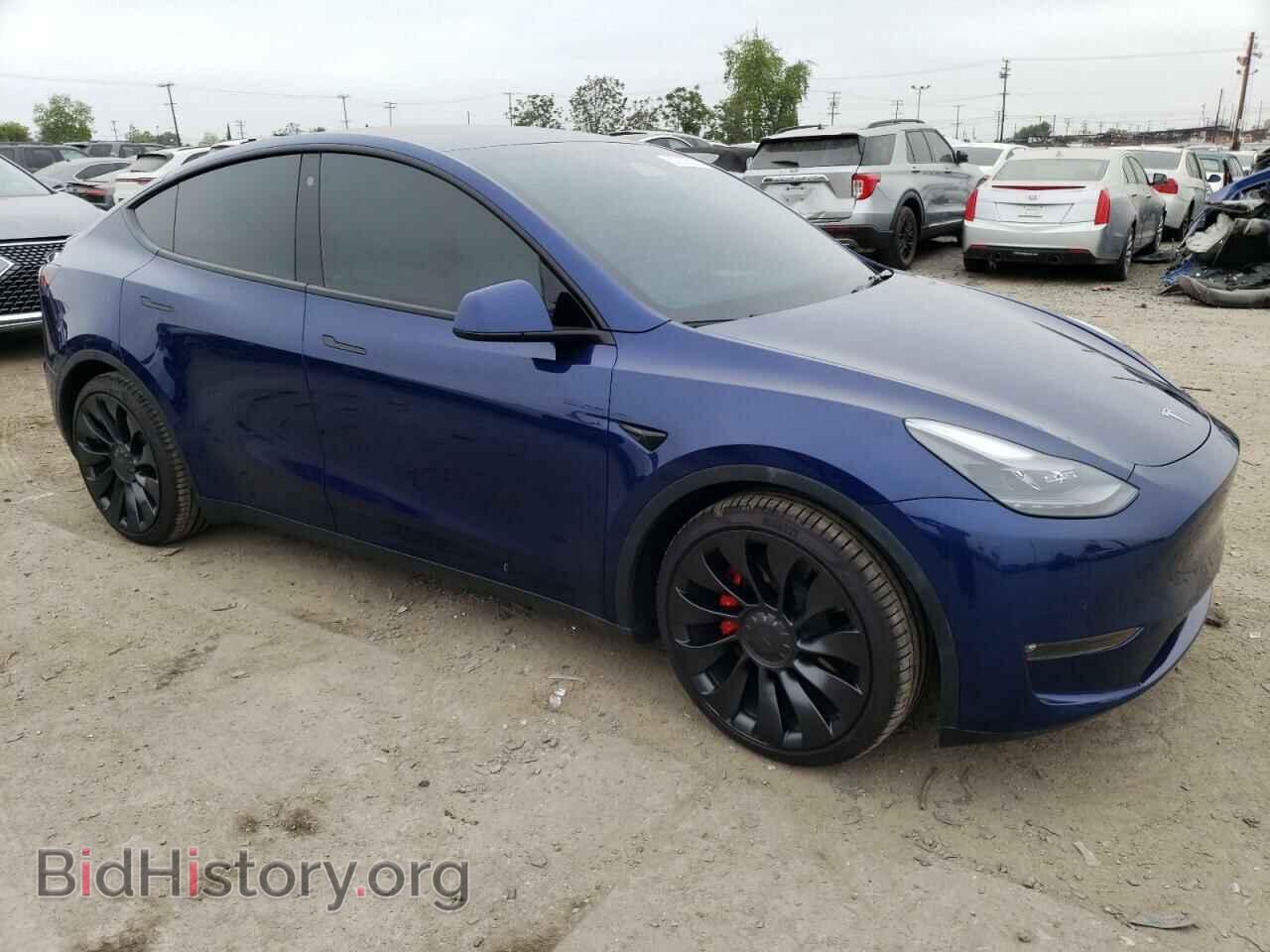 2022 TESLA MODEL Y - VIN: 7SAYGDEF3NF531286 - Фото 4