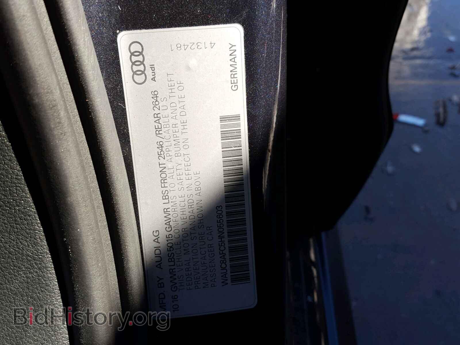 2017 AUDI A6 - VIN: WAUC8AFC5HN055603 - Photo 10