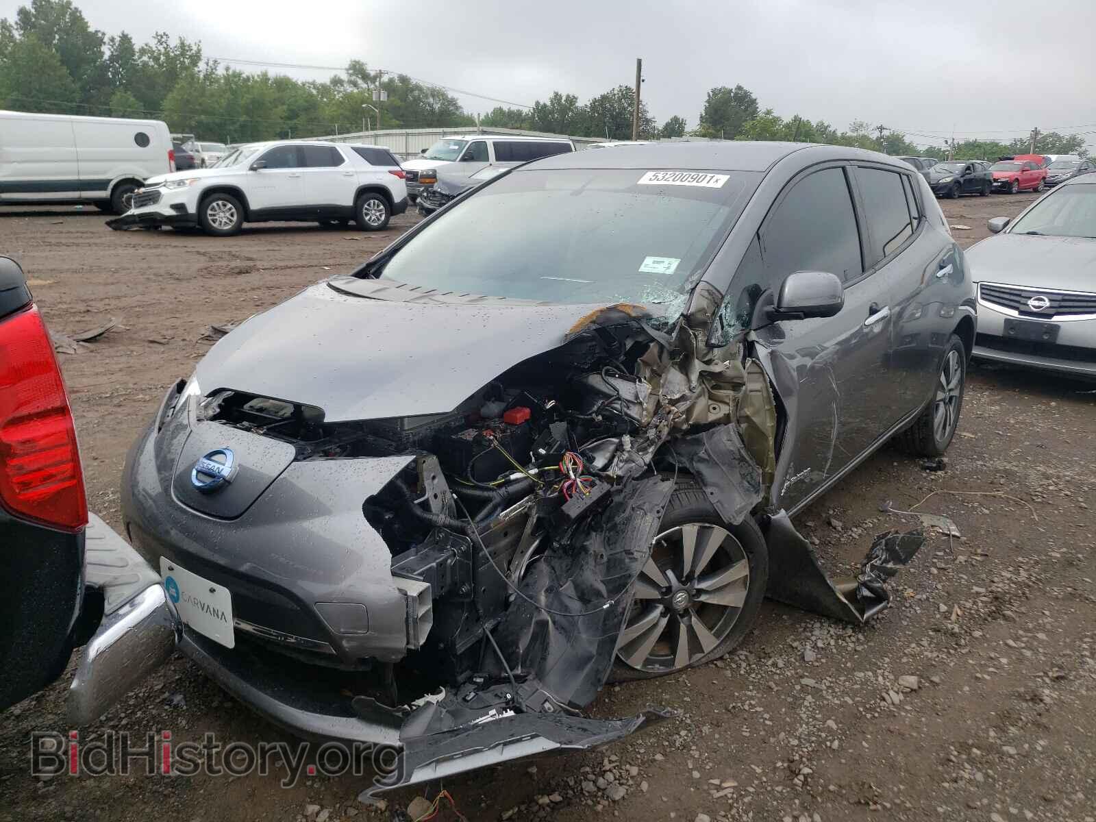 2015 NISSAN LEAF - VIN: 1N4AZ0CP8FC322630 - Фото 2
