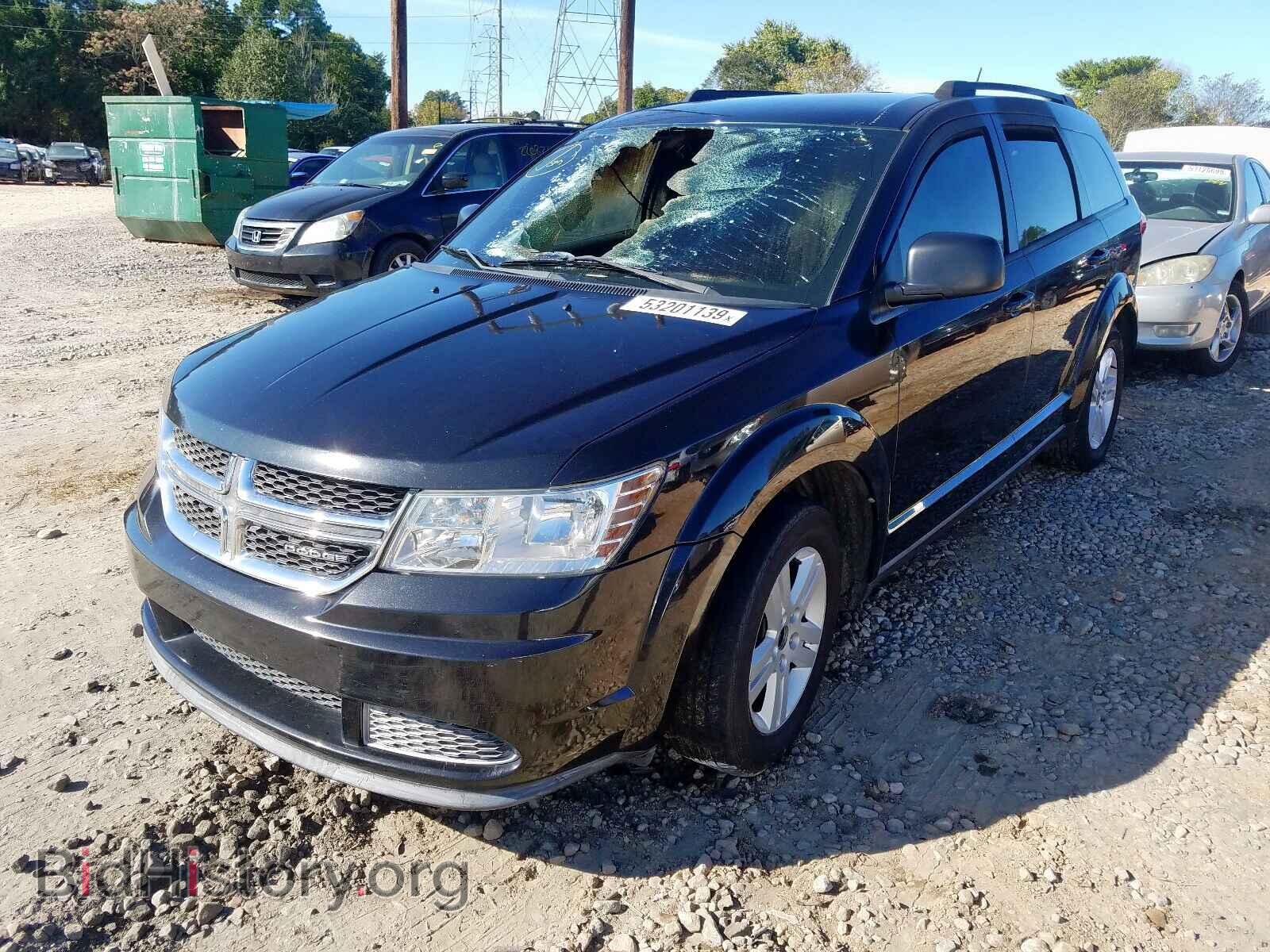 2012 DODGE JOURNEY - VIN: 3C4PDCABXCT256318 - Фото 2
