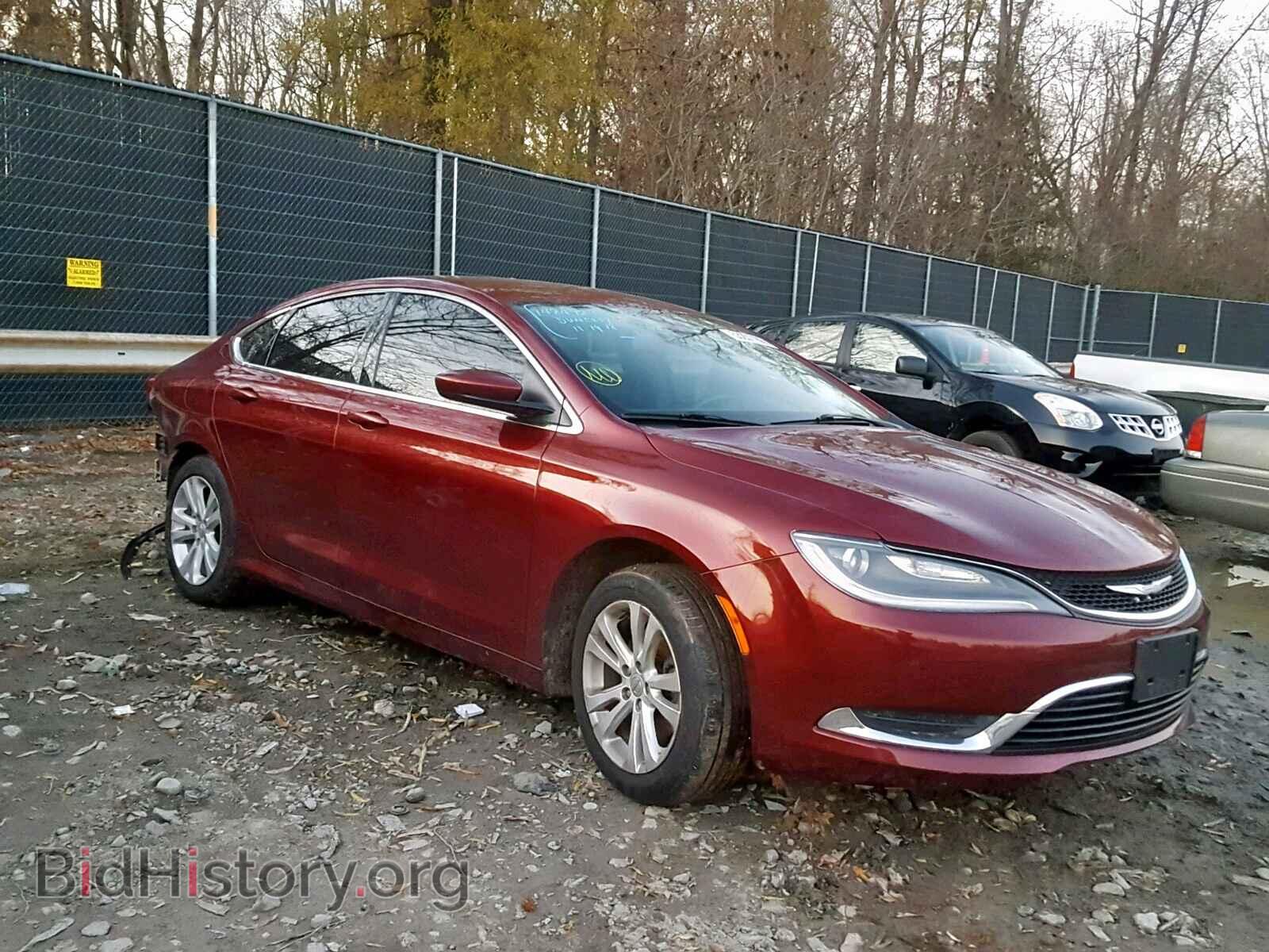 Фотография 1C3CCCAB2FN681557 - CHRYSLER 200 2015