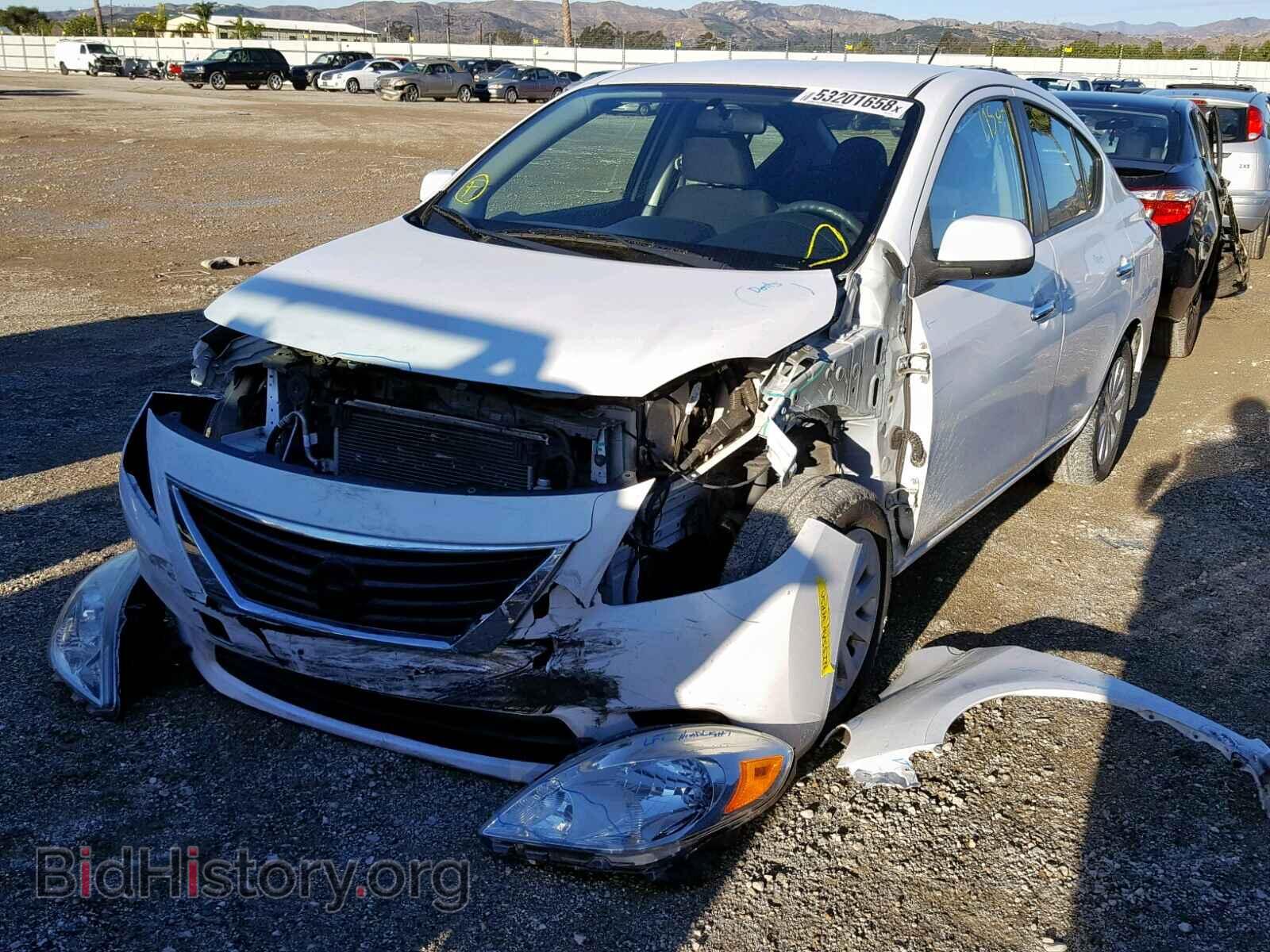 2012 NISSAN VERSA - VIN: 3N1CN7AP5CL927511 - Фото 2