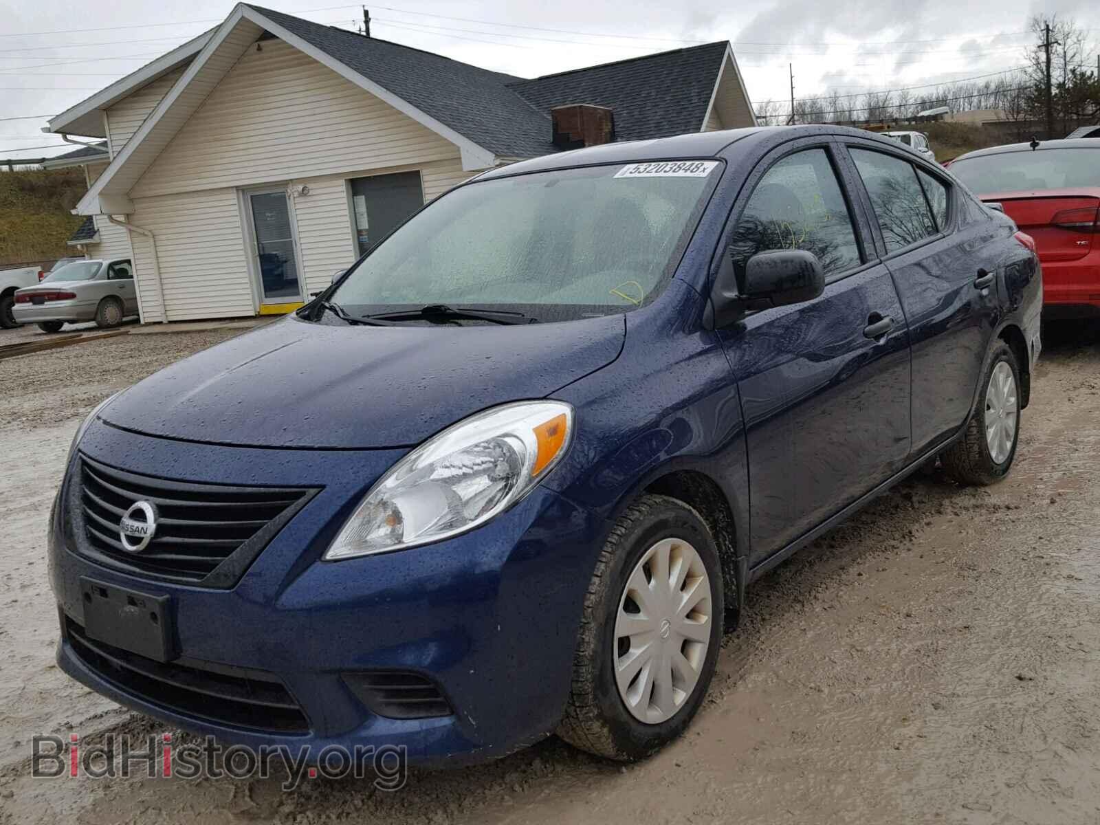 2014 NISSAN VERSA - VIN: 3N1CN7AP3EL837406 - Фото 2