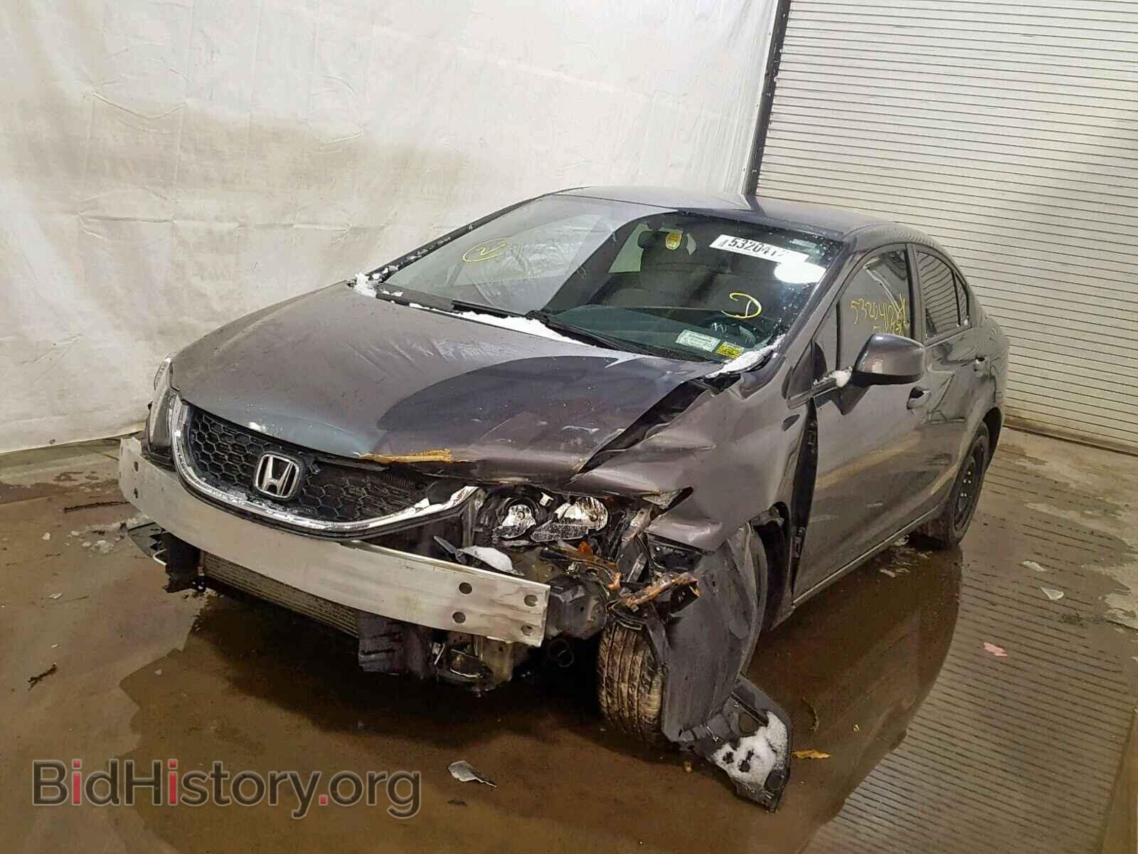 2013 HONDA CIVIC LX - VIN: 2HGFB2F58DH577607 - Фото 2