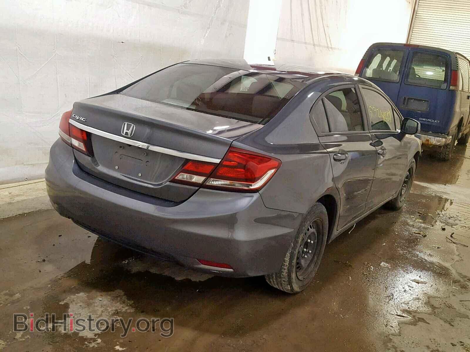 2013 HONDA CIVIC LX - VIN: 2HGFB2F58DH577607 - Фото 4