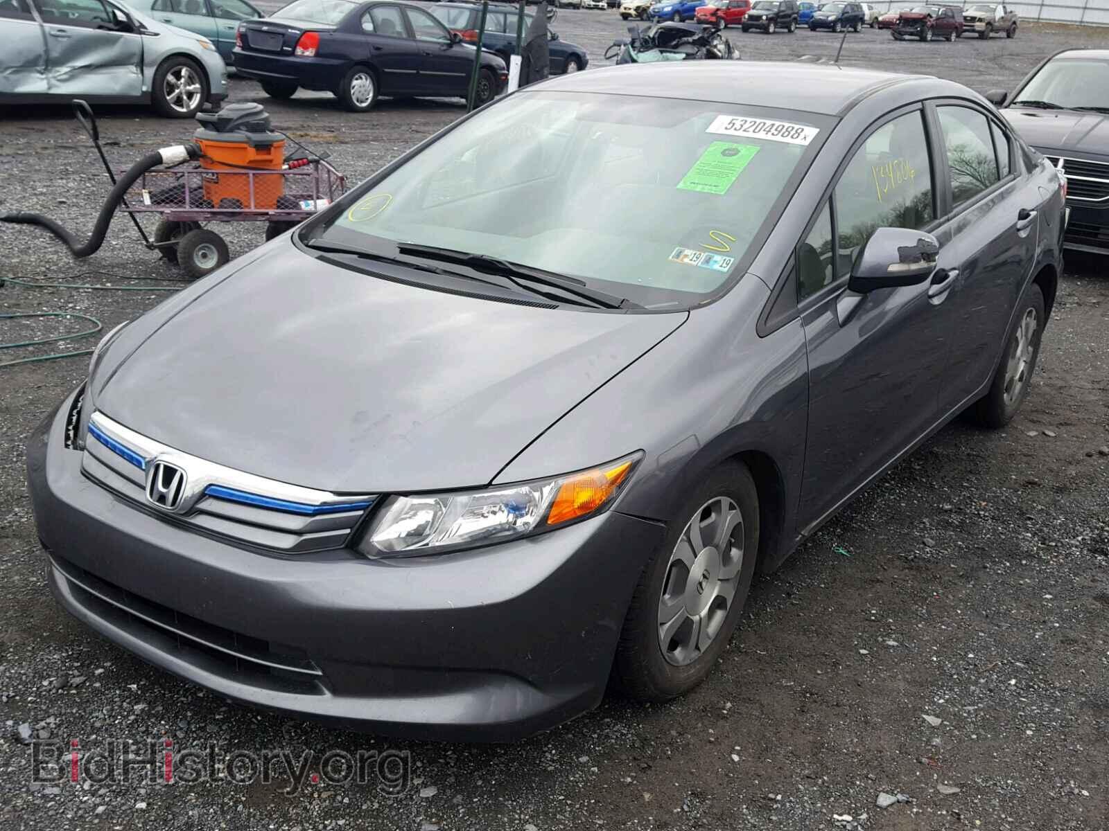 2012 HONDA CIVIC - VIN: JHMFB4F21CS004263 - Фото 2