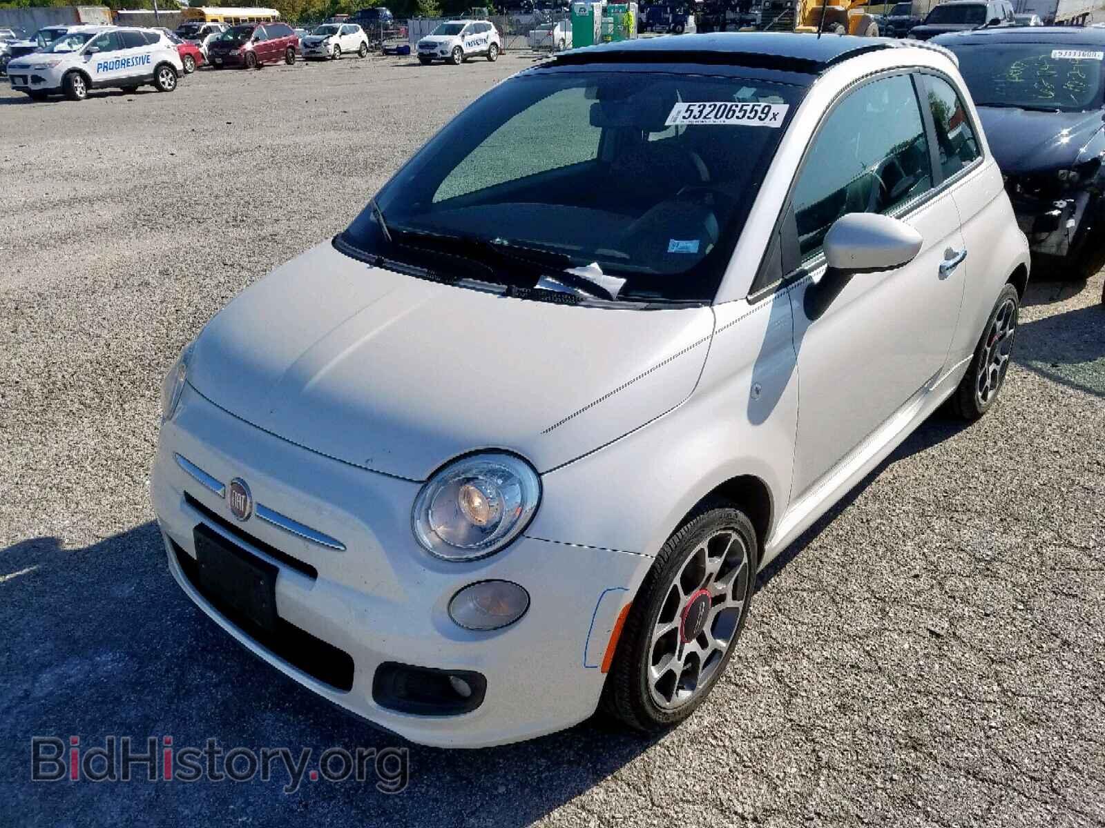 2012 FIAT 500 - VIN: 3C3CFFBR0CT103263 - Фото 2