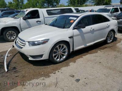 2013 Ford TAURUS Limited, белый — VIN 1FAHP2F81DG220175, Copart