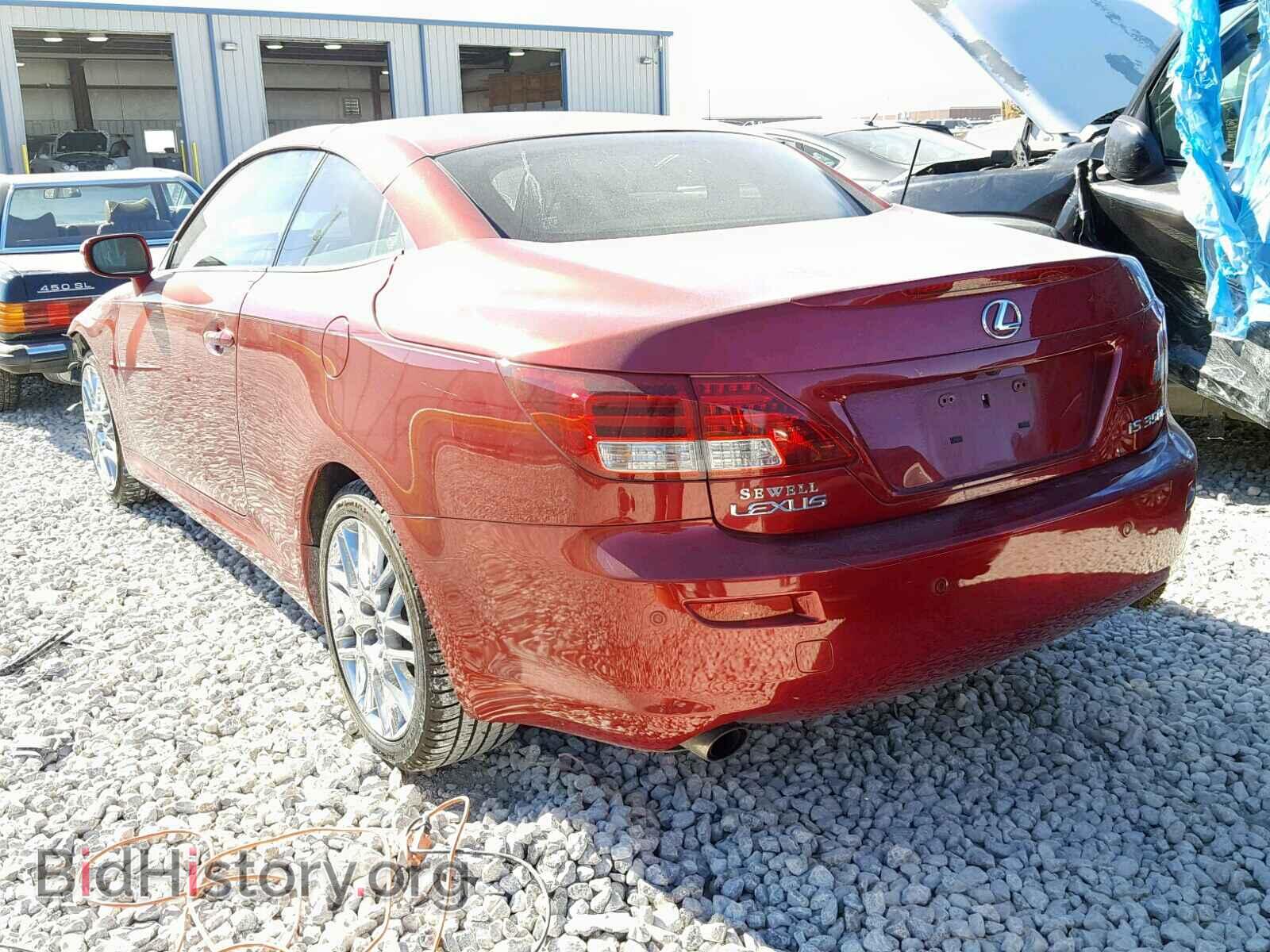 2010 LEXUS IS - VIN: JTHFE2C22A2502100 - Фото 3