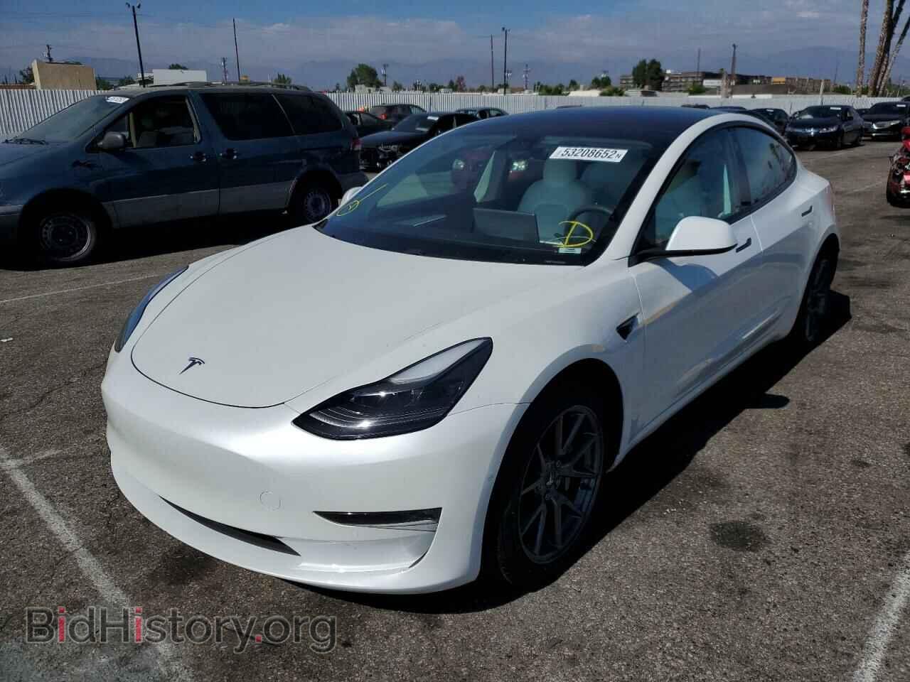 2021 TESLA MODEL 3 - VIN: 5YJ3E1EC1MF077085 - Фото 2