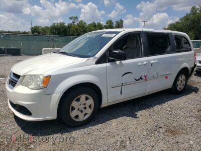 2011 Dodge CARAVAN Express, белый — VIN 2D4RN4DG1BR742359, Copart