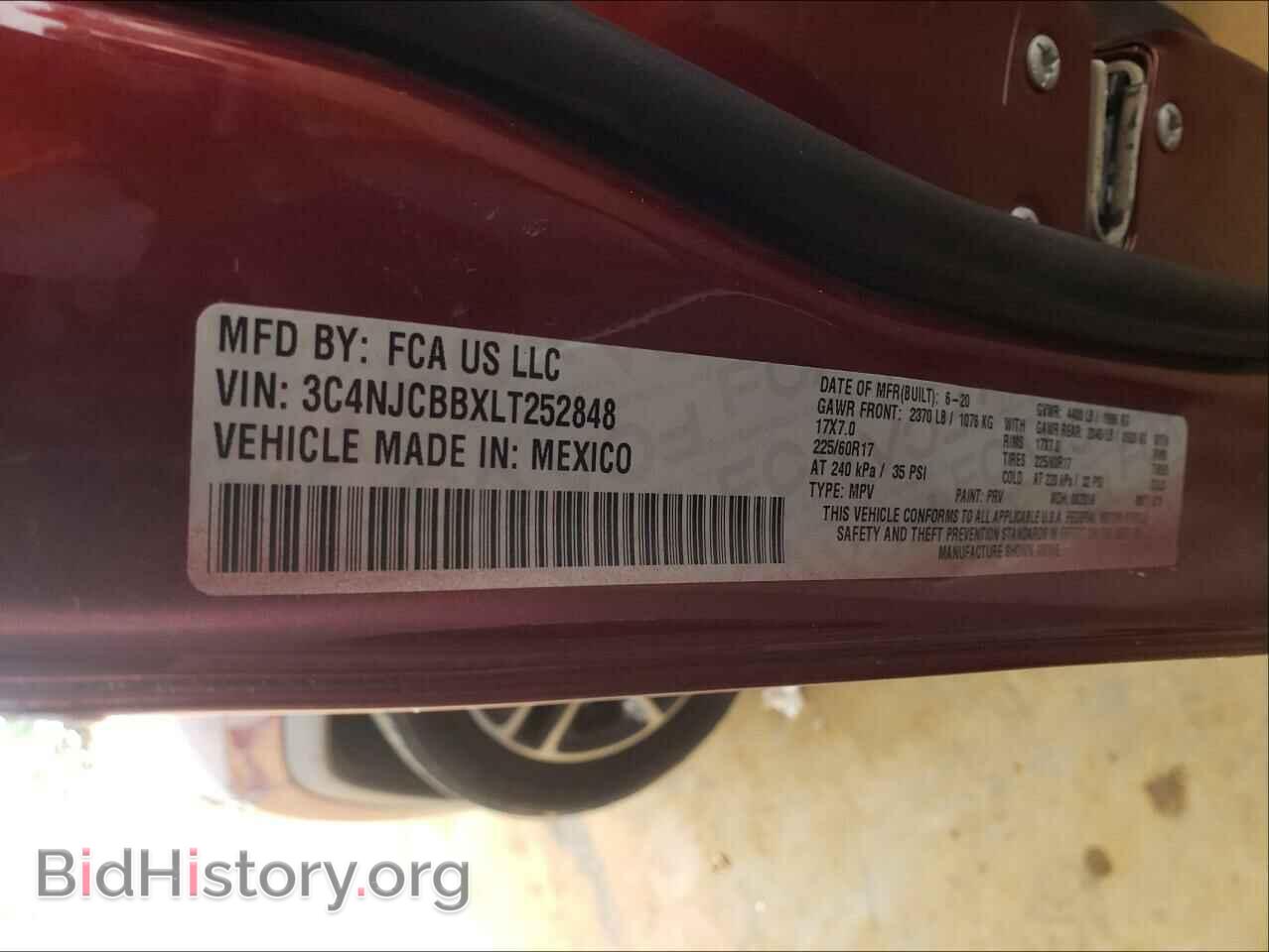 2020 JEEP COMPASS - VIN: 3C4NJCBBXLT252848 - Photo 10