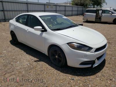 2015 Dodge DART Dart SXT, белый — VIN 1C3CDFBB4FD238460, Copart