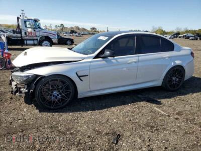 2018 BMW M3, white — VIN WBS8M9C51J5K98686, Copart