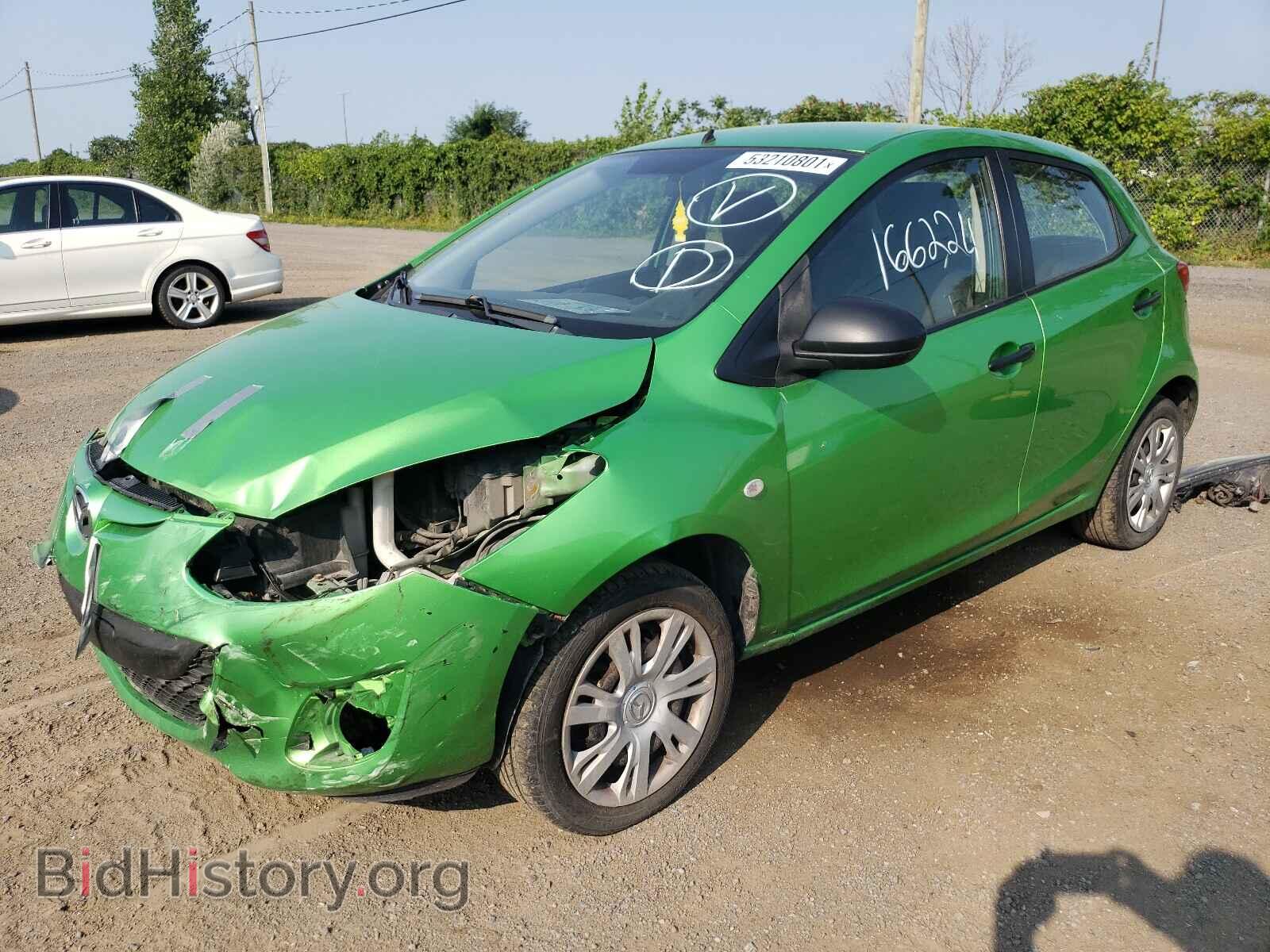 2011 MAZDA 2 - VIN: JM1DE1HY7B0127642 - Фото 2