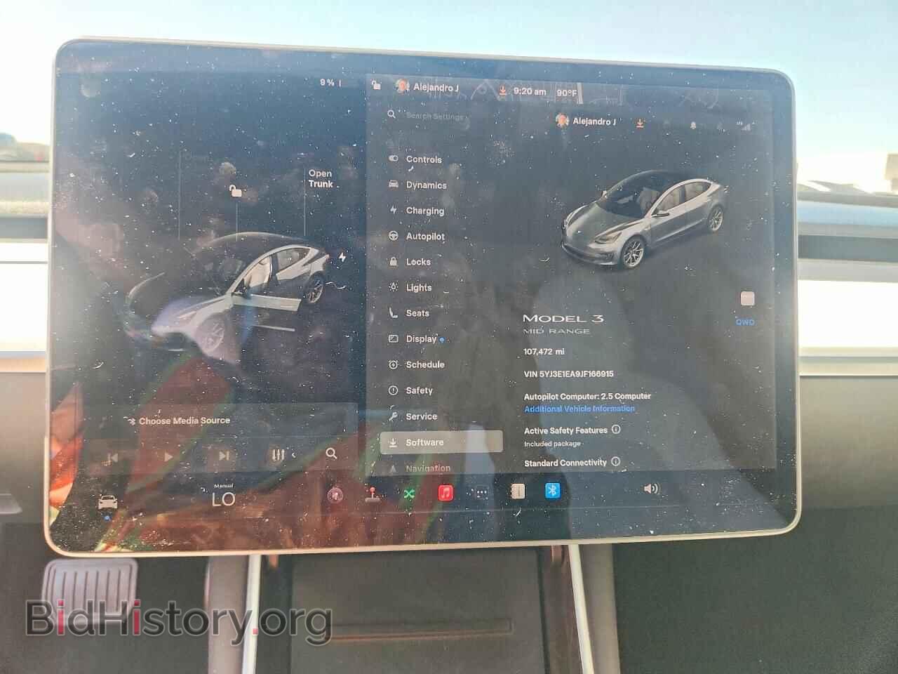 2018 TESLA MODEL 3 - VIN: 5YJ3E1EA9JF166915 - Фото 9