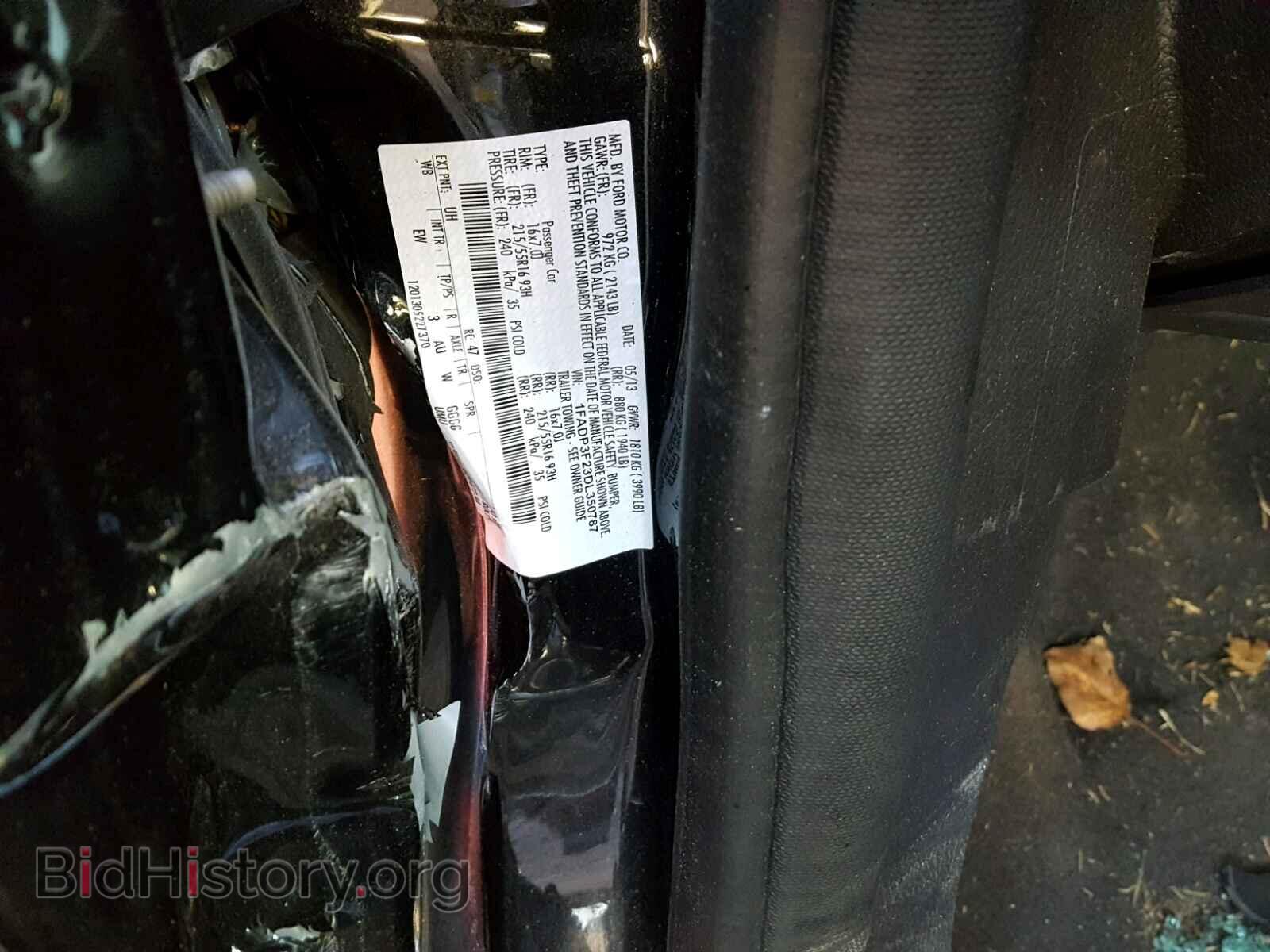 2013 FORD FOCUS SE - VIN: 1FADP3F23DL350787 - Фото 10