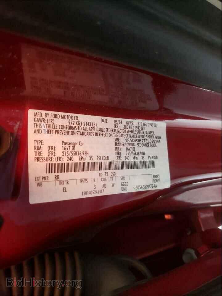 2014 FORD FOCUS - VIN: 1FADP3K27EL326144 - Photo 10