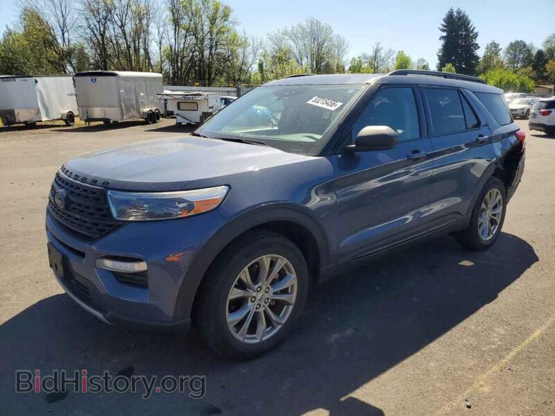 2021 Ford EXPLORER (VIN 1FMSK8DH2MGC14031) — photo 1 of 12, Copart, damage: rear end