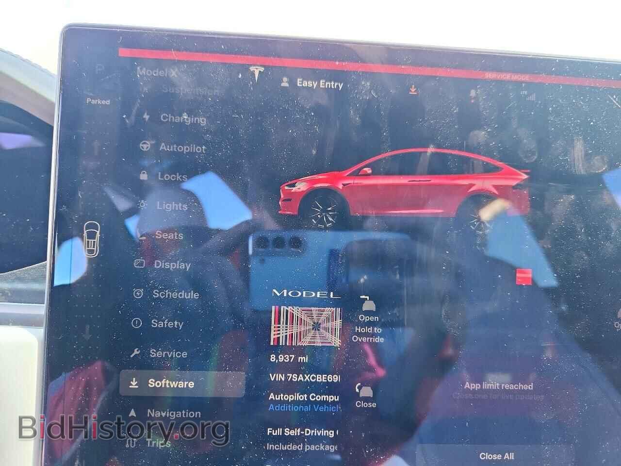 2024 TESLA MODEL X - VIN: 7SAXCBE69RF437771 - Photo 9