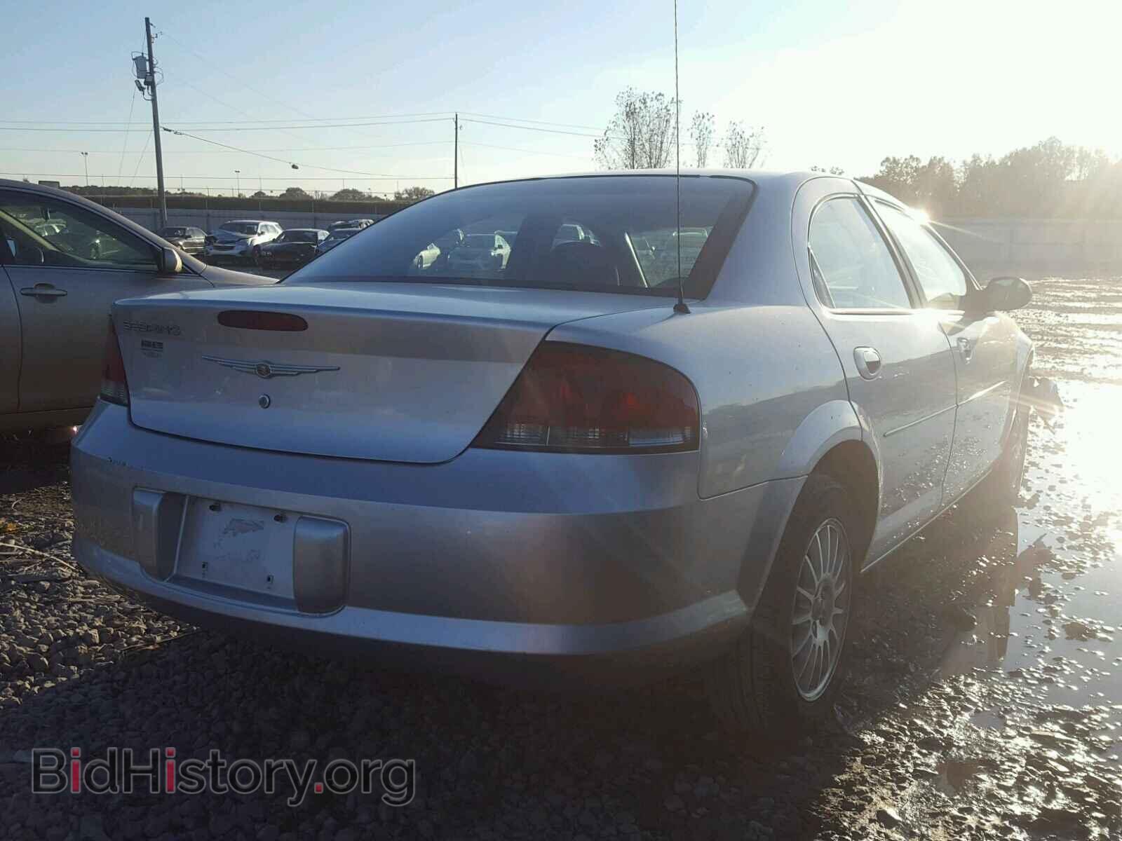 2005 CHRYSLER SEBRING - VIN: 1C3EL46X55N569966 - Фото 4