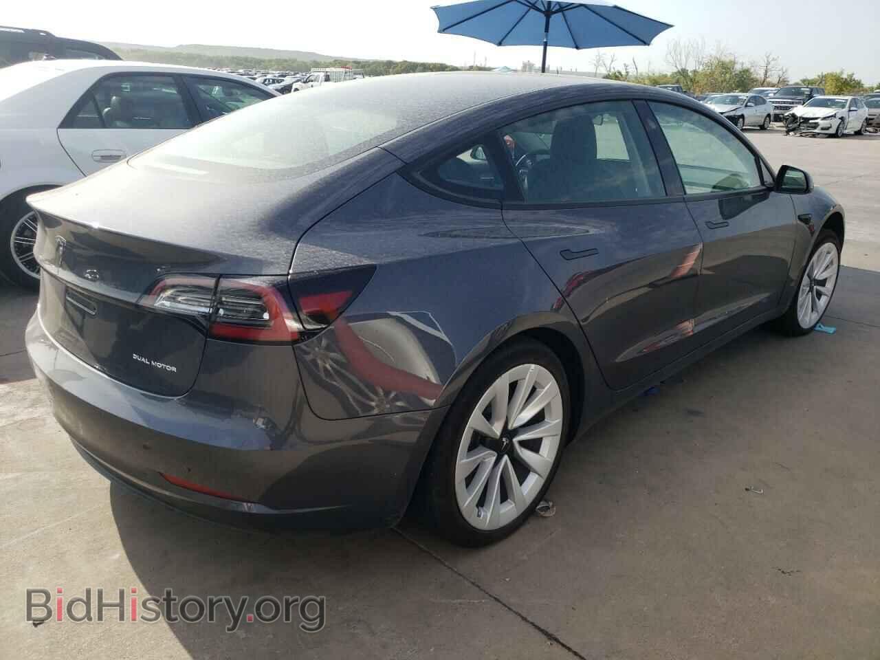 2022 TESLA MODEL 3 - VIN: 5YJ3E1EB6NF189213 - Фото 4